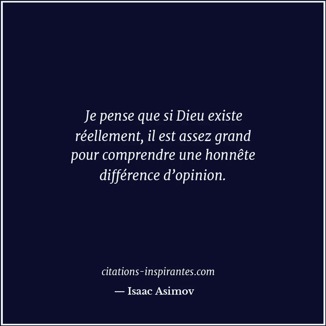 Citation de Isaac Asimov