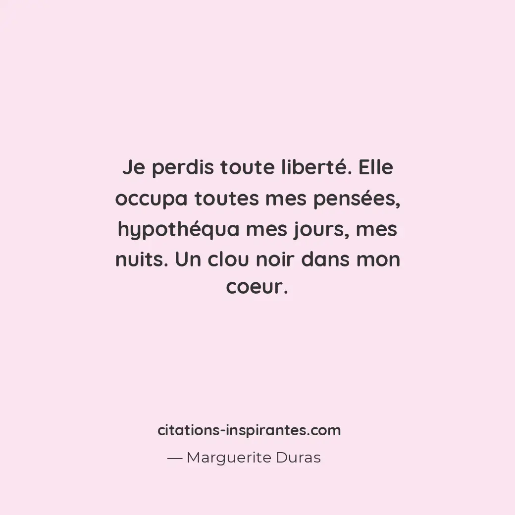 Citation de Marguerite Duras