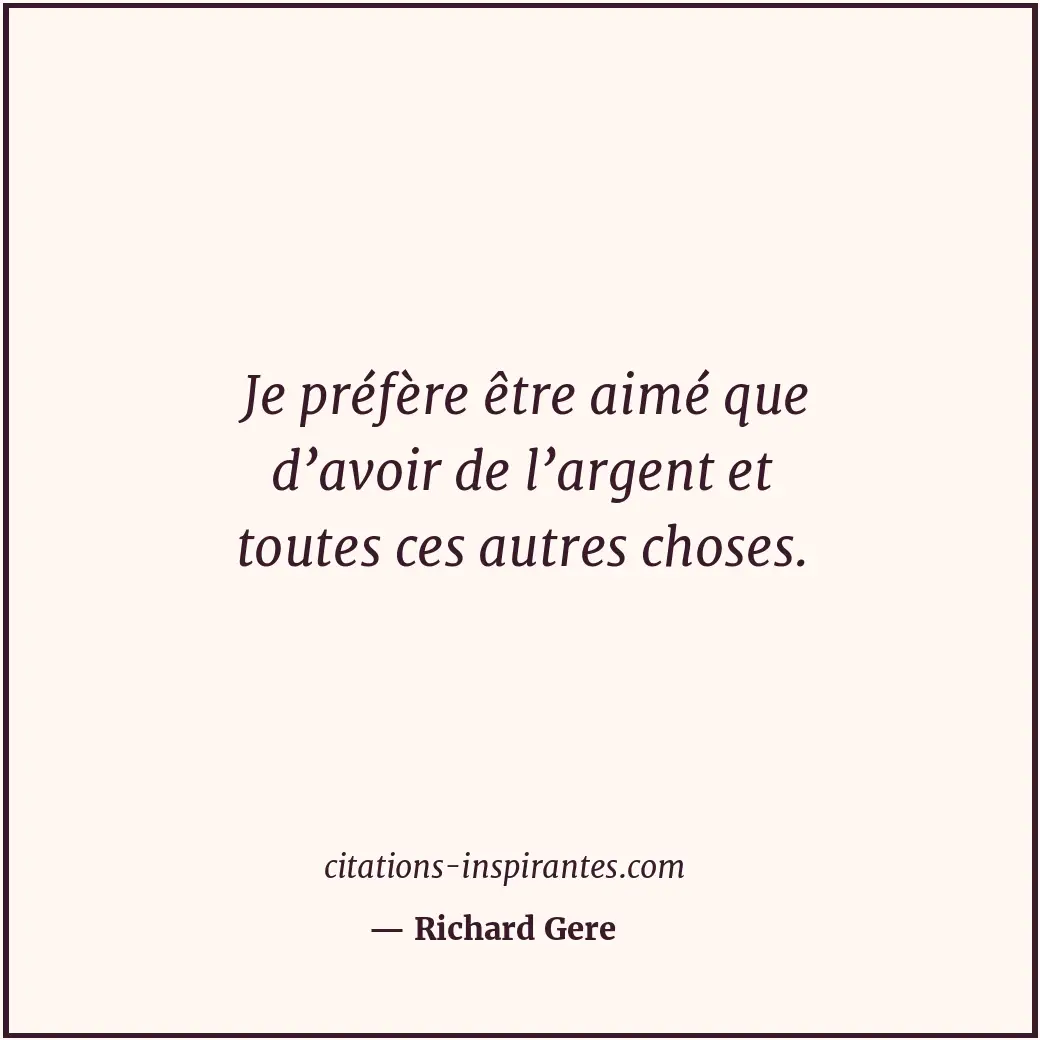 Citation de Richard Gere