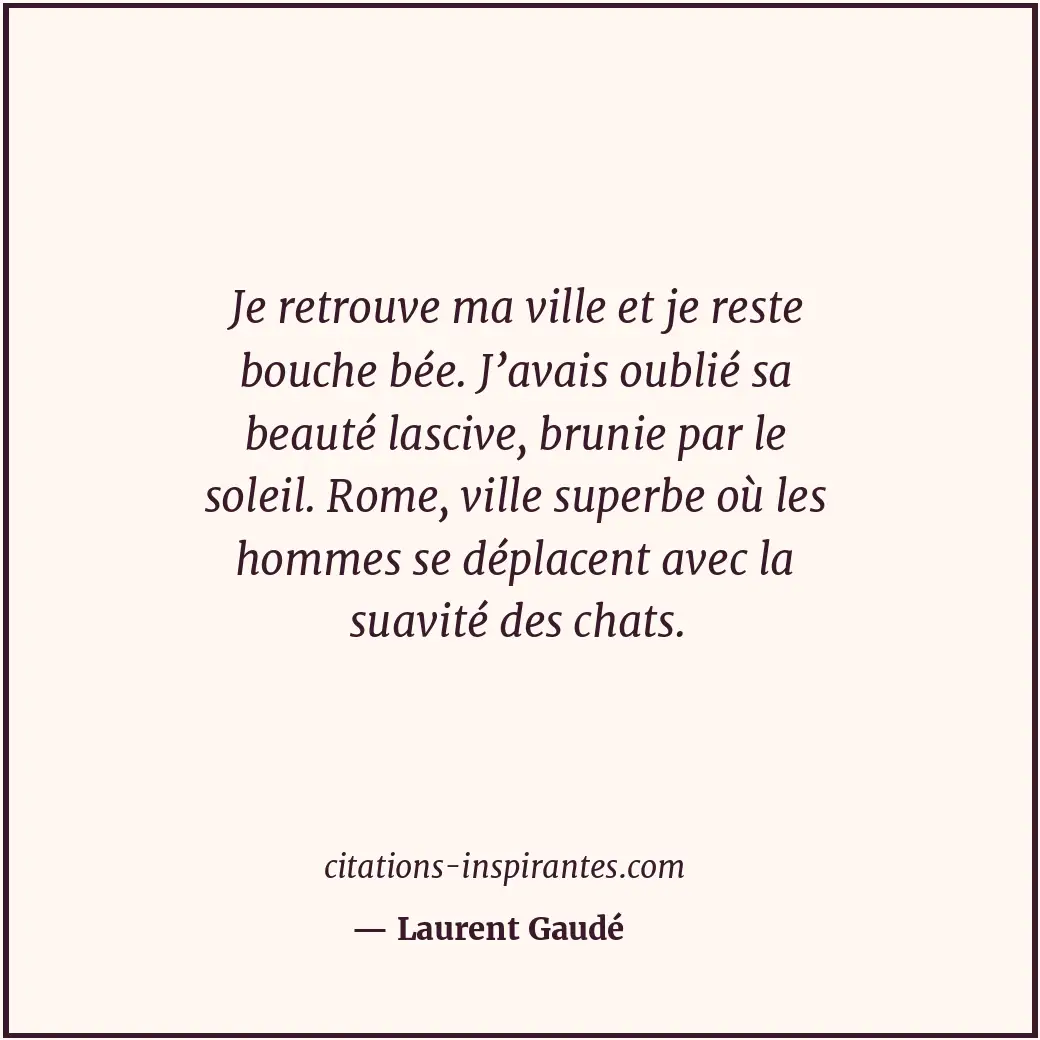 Citation de Laurent Gaudé