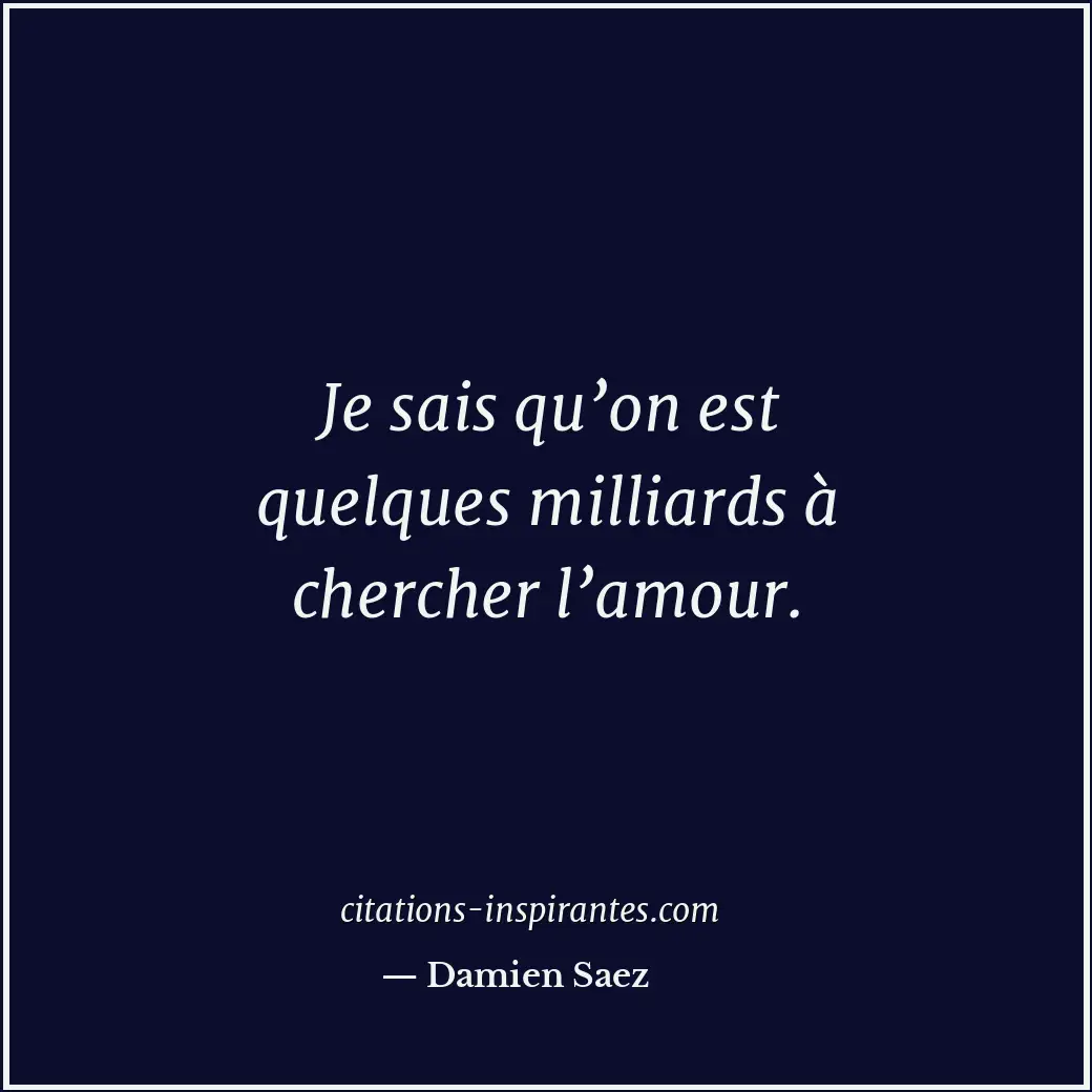 Citation de Damien Saez