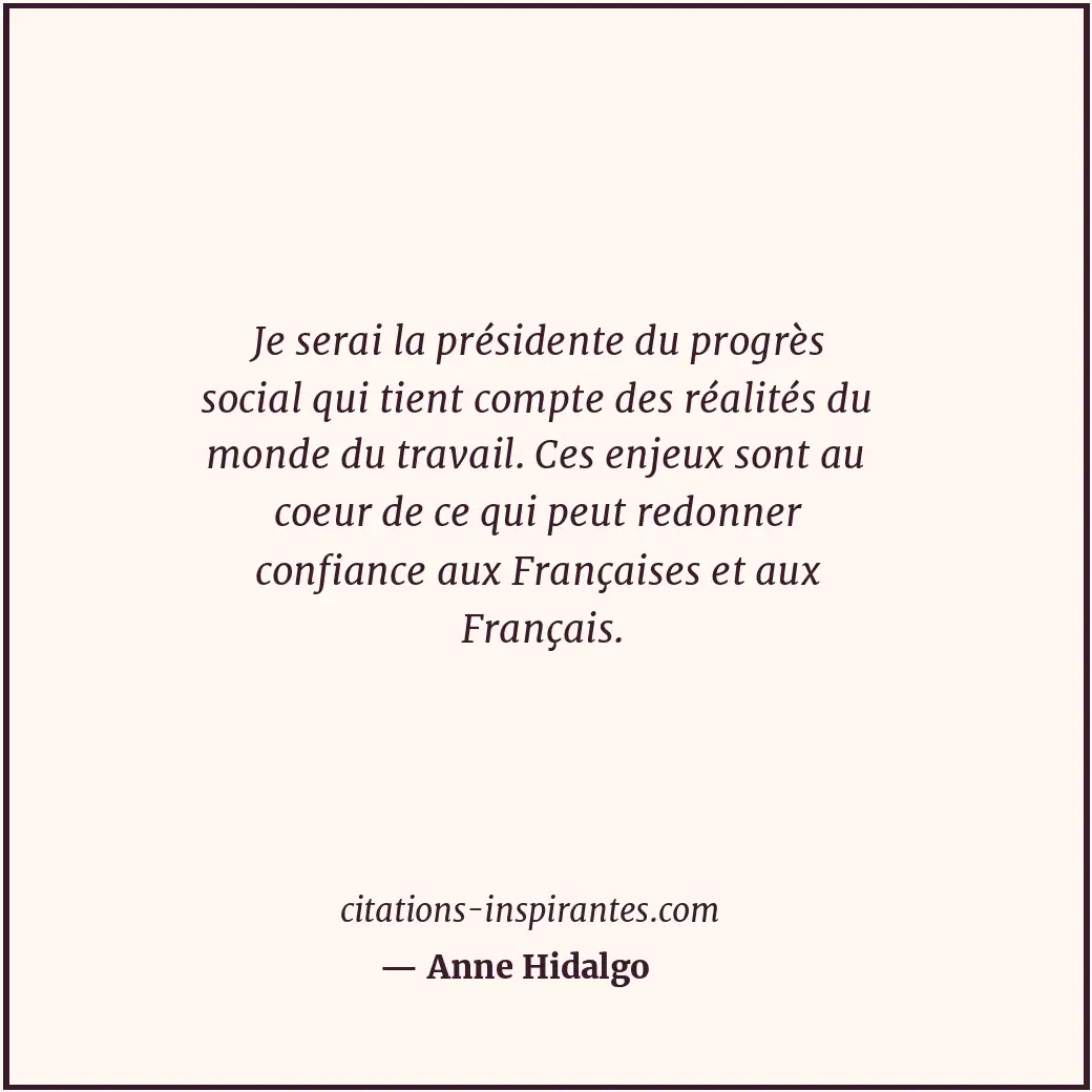 Citation de Anne Hidalgo