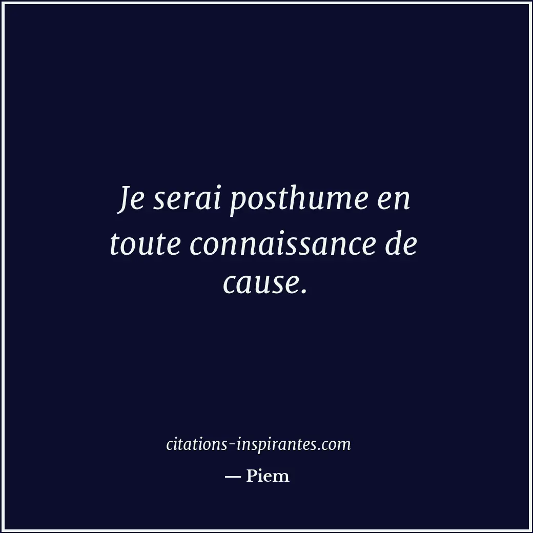 Citation de Piem
