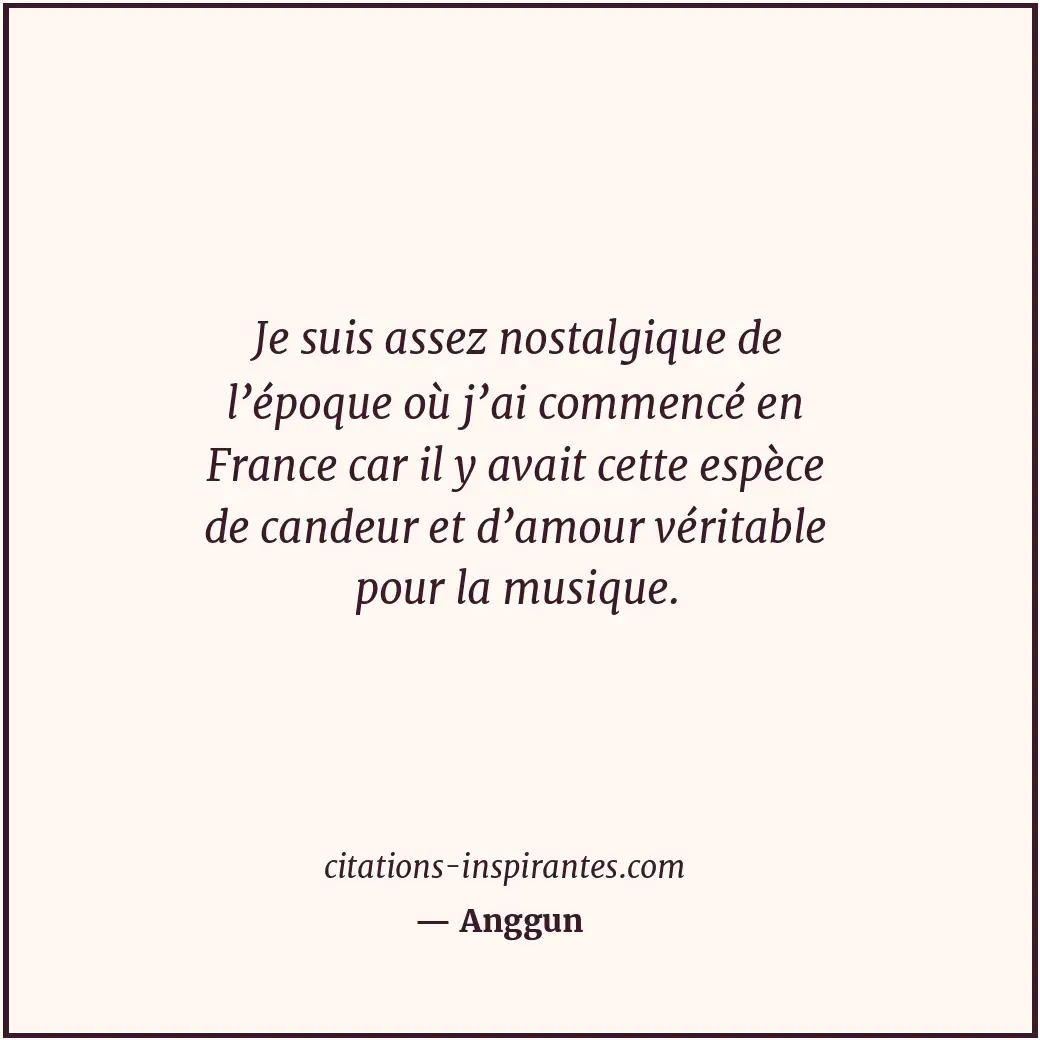 Citation de Anggun