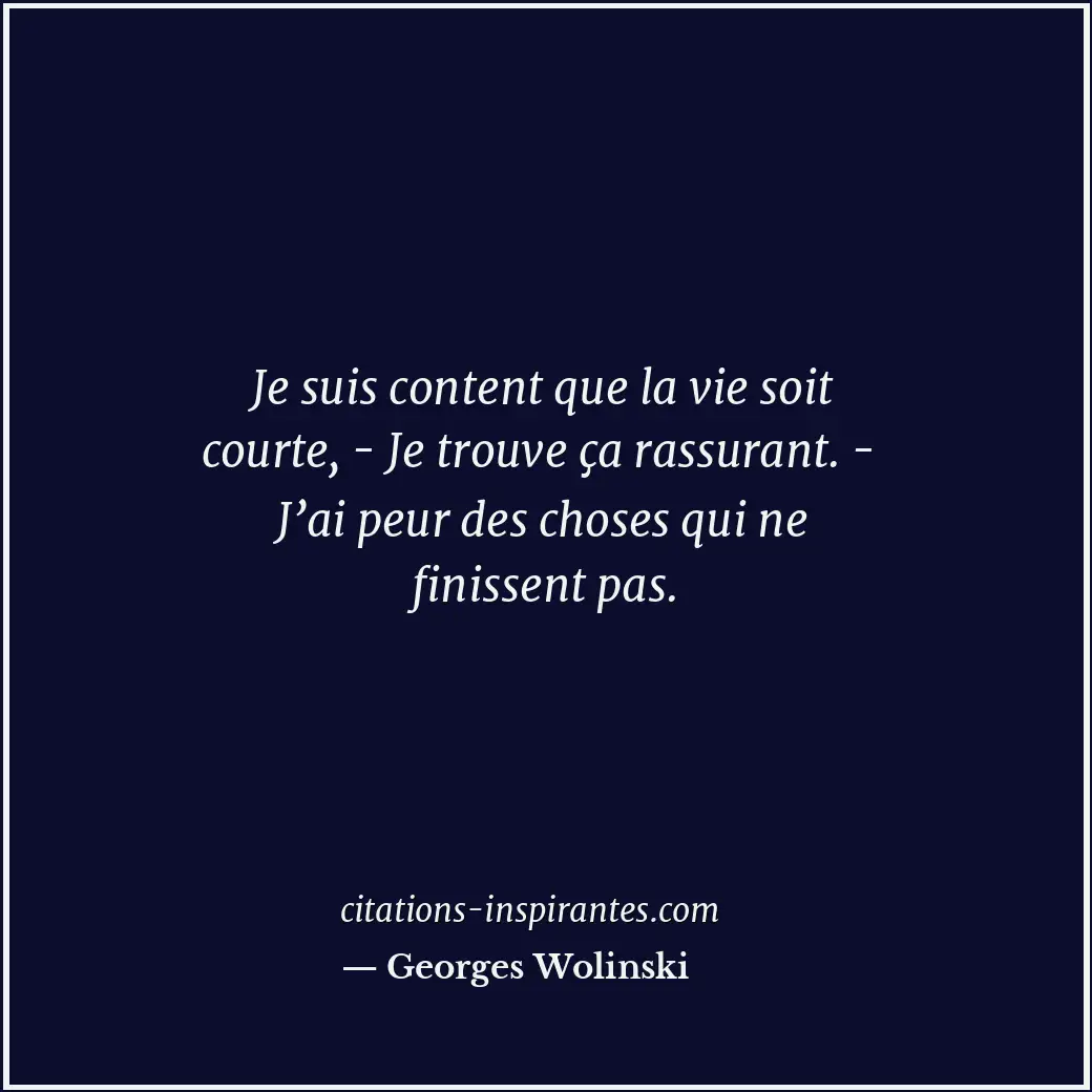 Citation de Georges Wolinski