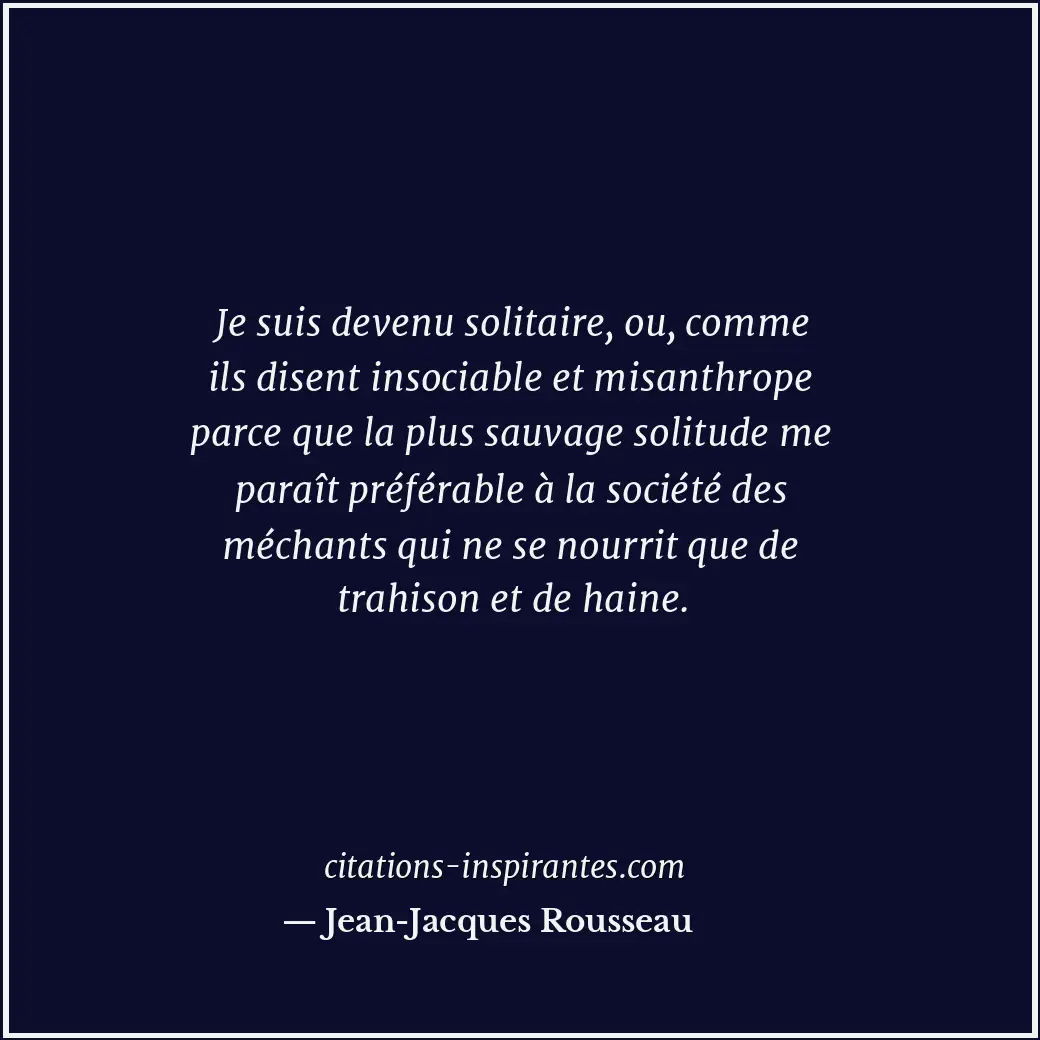 Citation de Jean-Jacques Rousseau