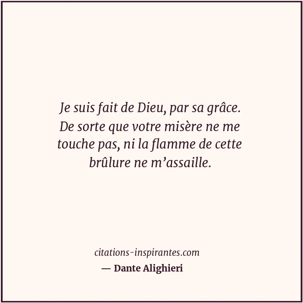 Citation de Dante Alighieri