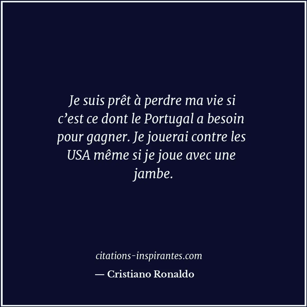 Citation de Cristiano Ronaldo