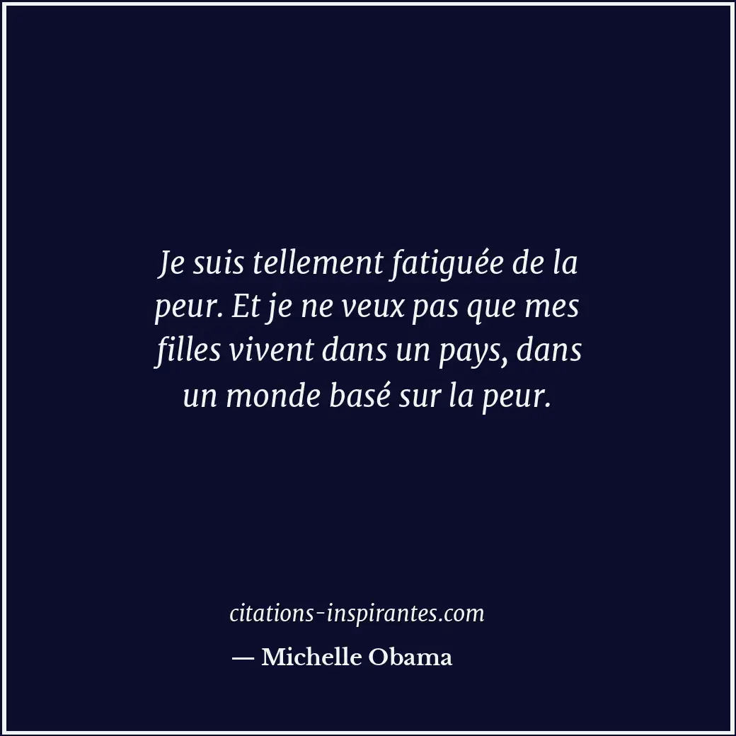 Citation de Michelle Obama