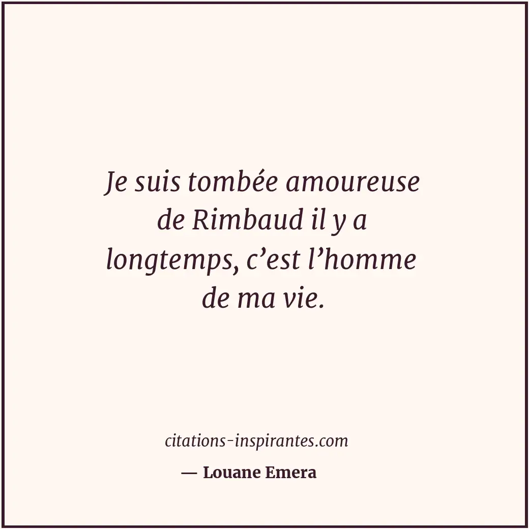 Citation de Louane Emera