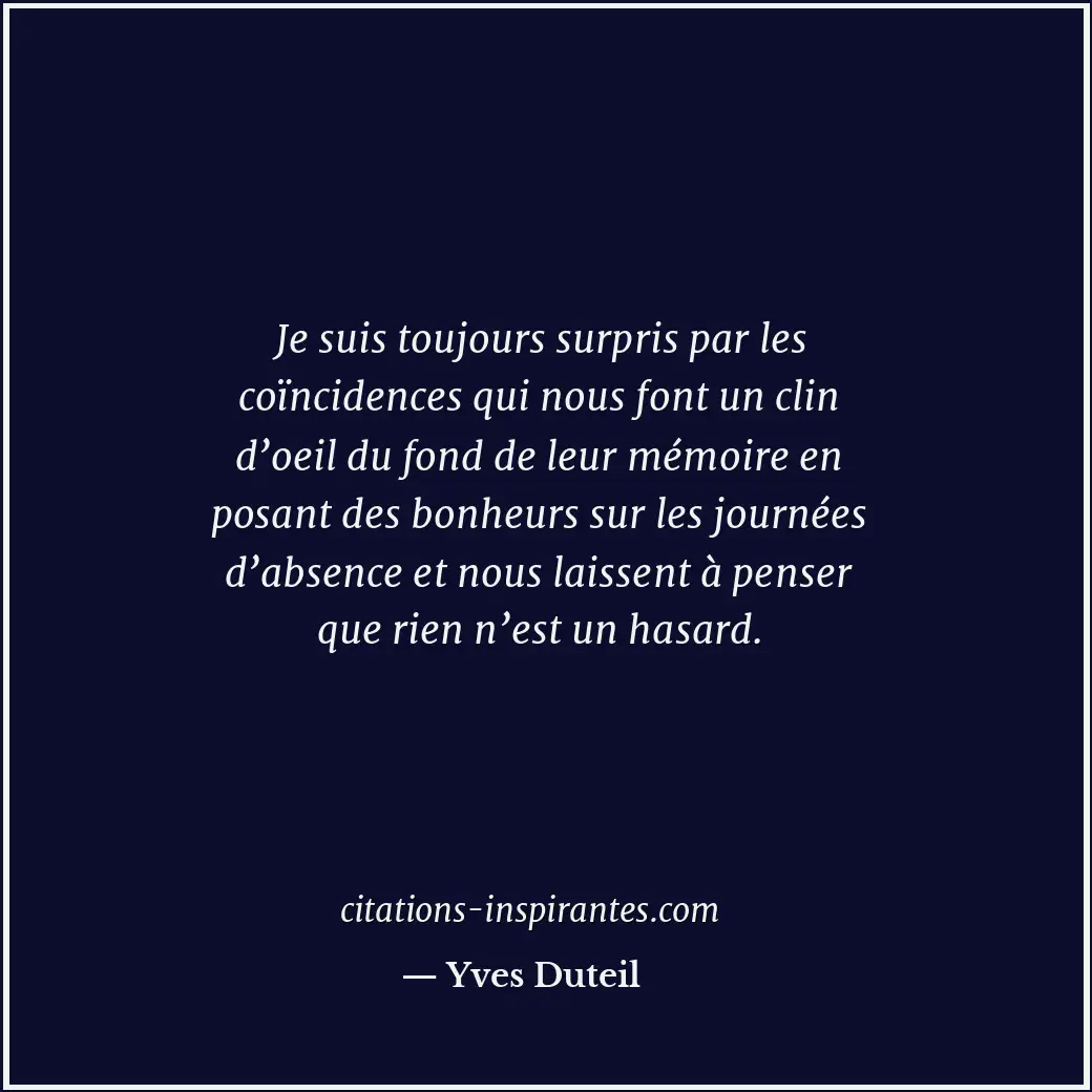 Citation de Yves Duteil