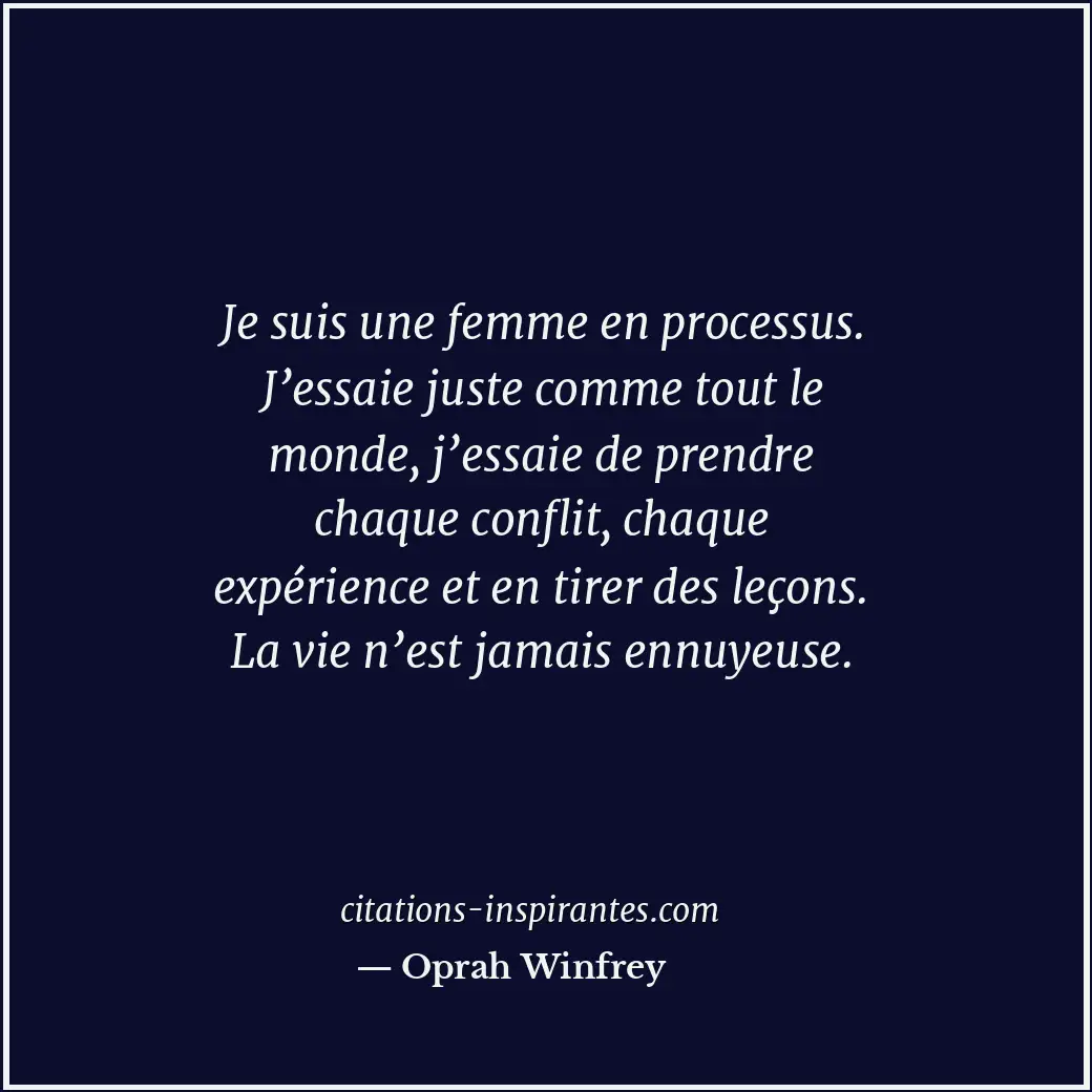 Citation de Oprah Winfrey