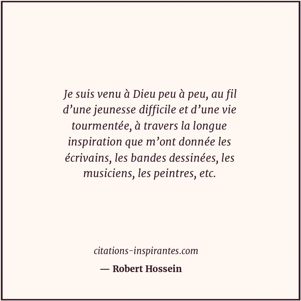 Citation de Robert Hossein