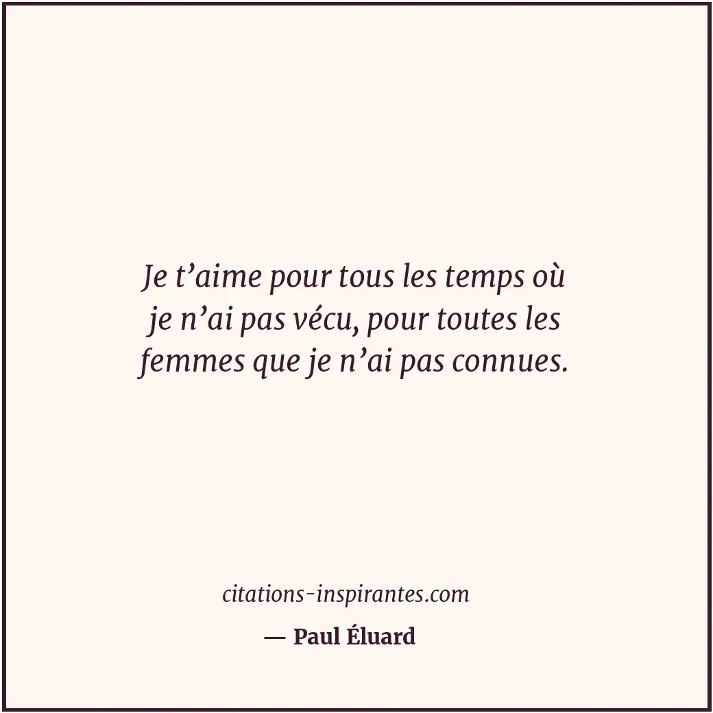Citation de Paul Éluard