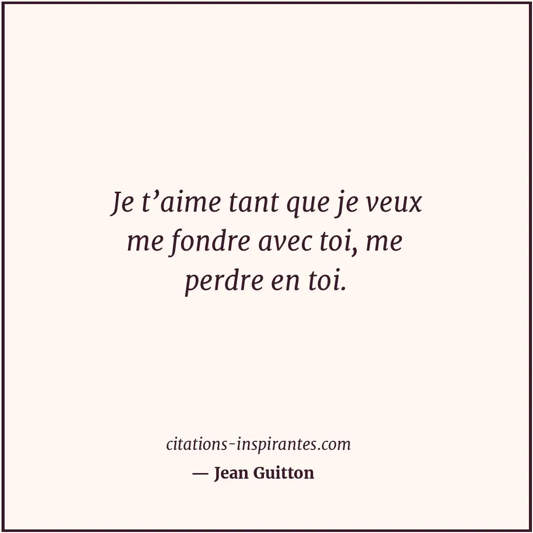 Citation de Jean Guitton