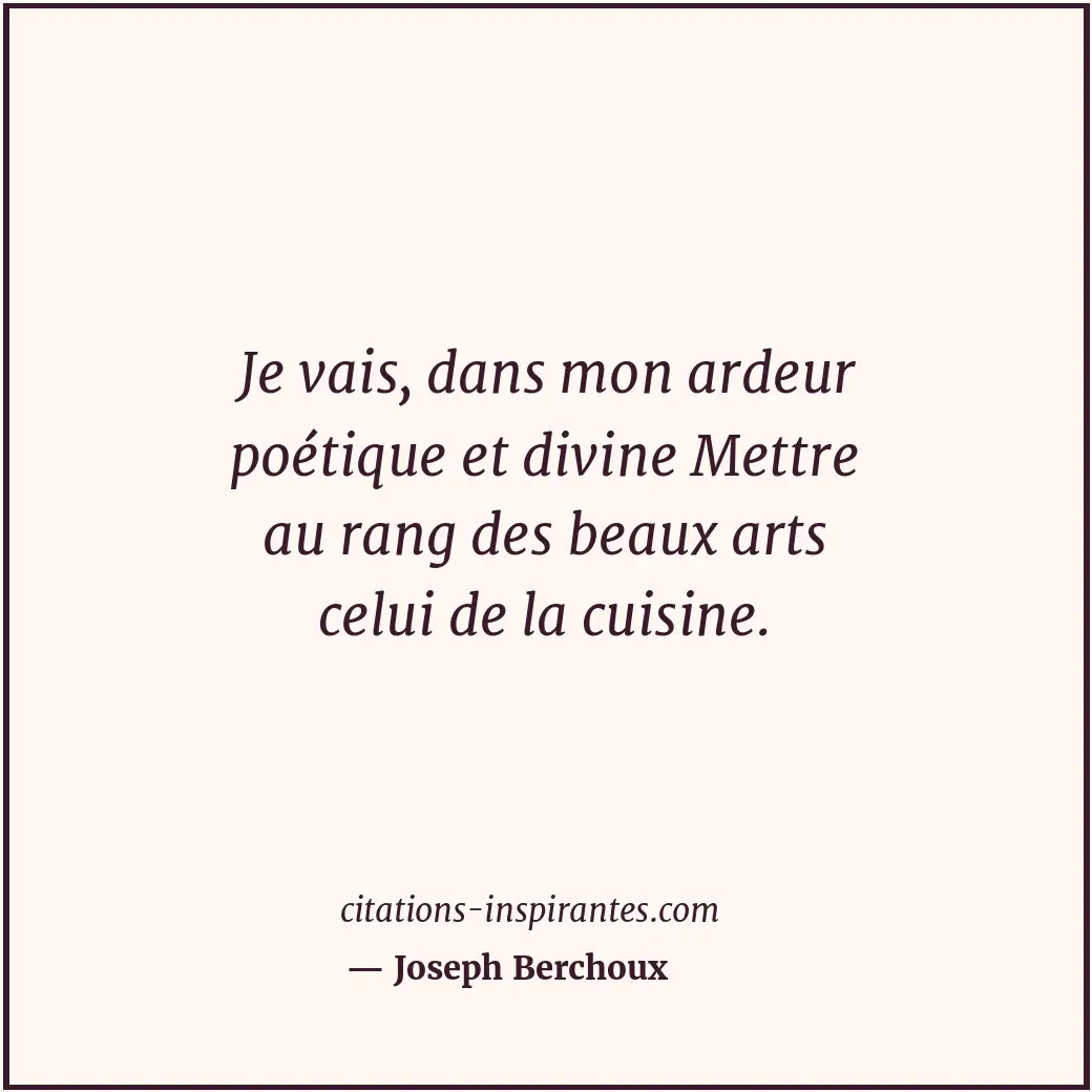 Citation de Joseph Berchoux