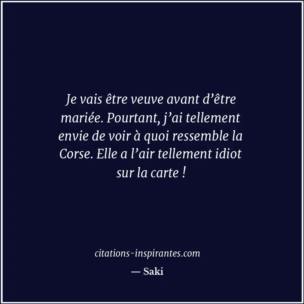 Citation de Saki