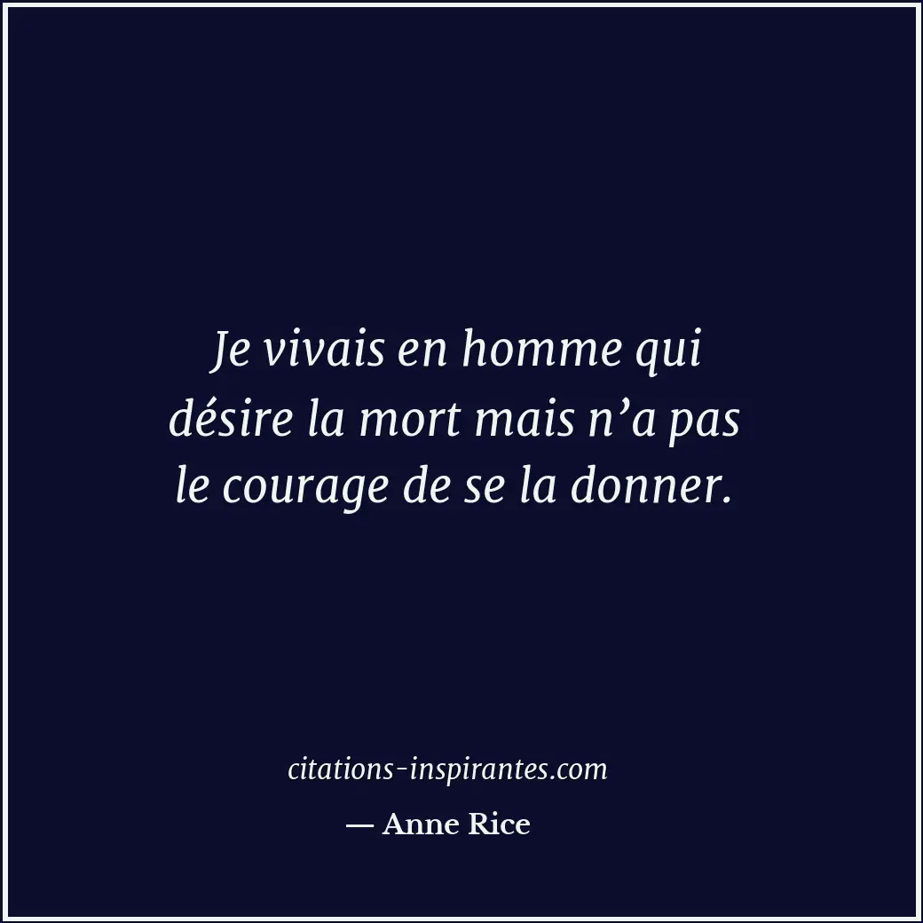 Citation de Anne Rice