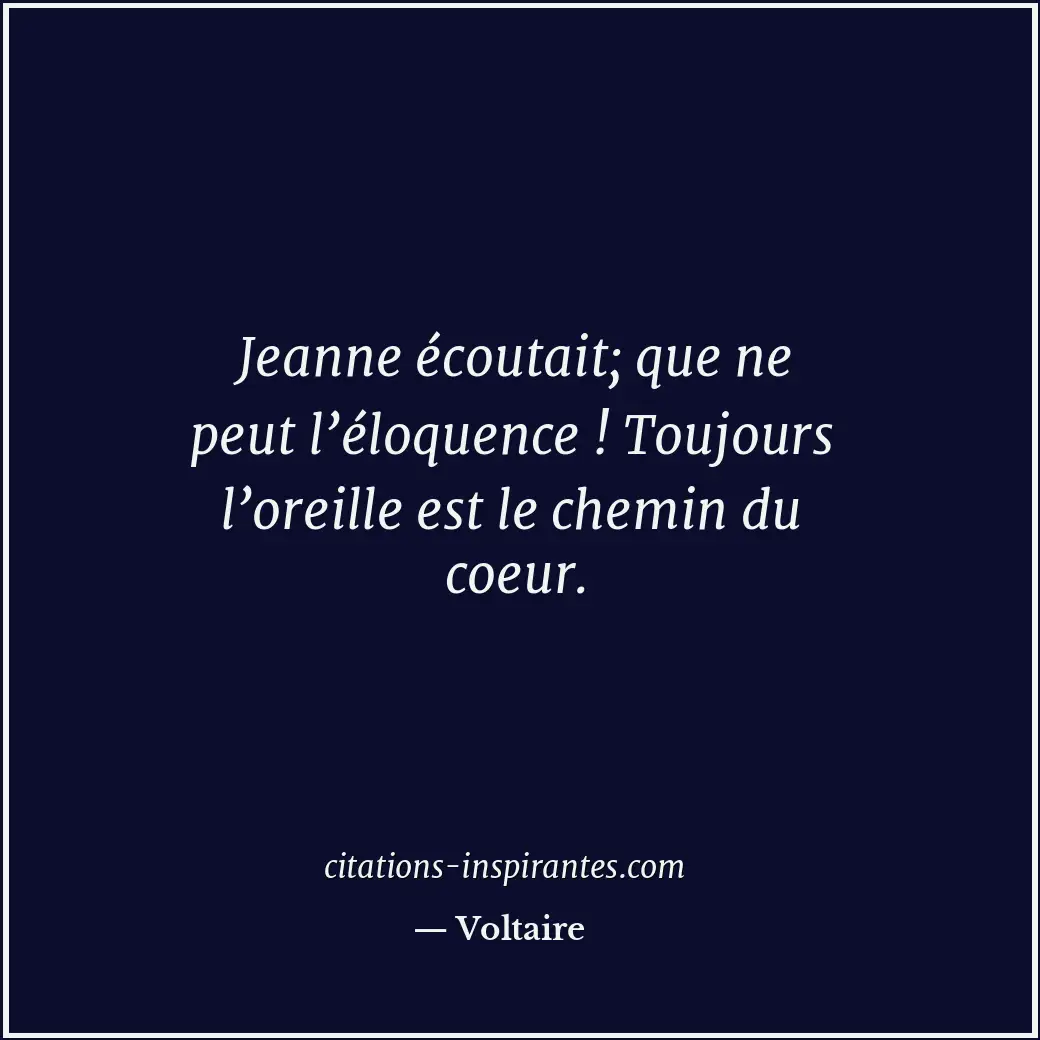 Citation de Voltaire