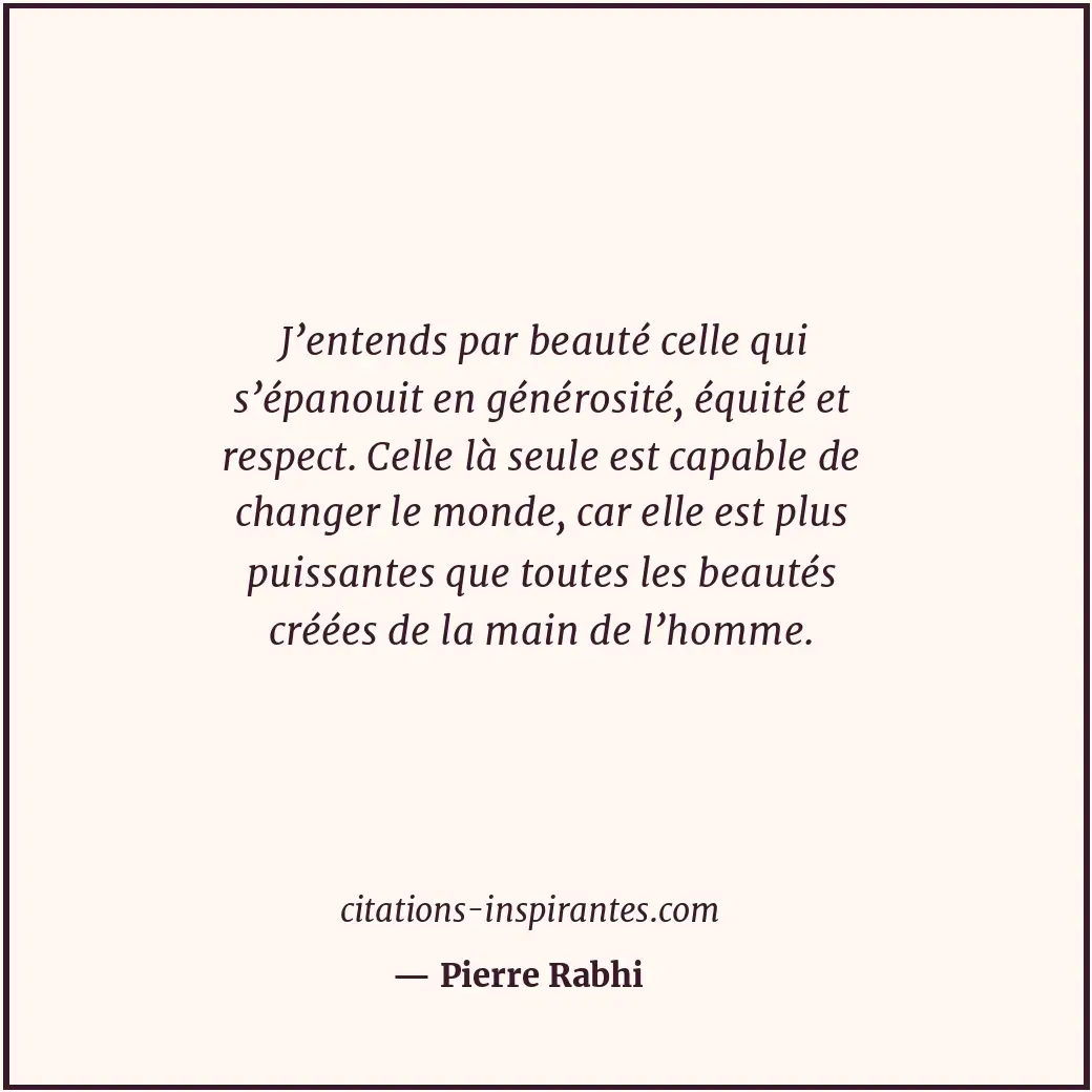 Citation de Pierre Rabhi