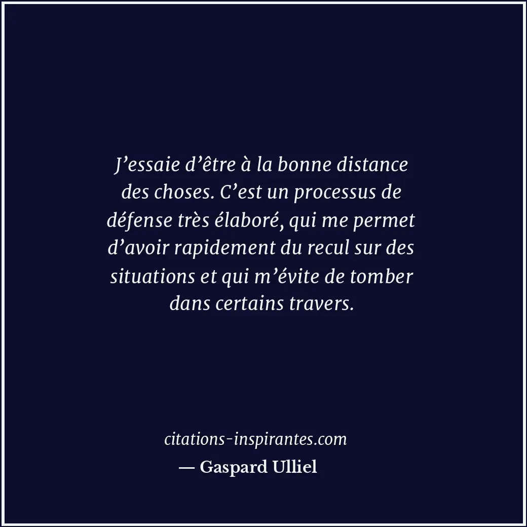 Citation de Gaspard Ulliel