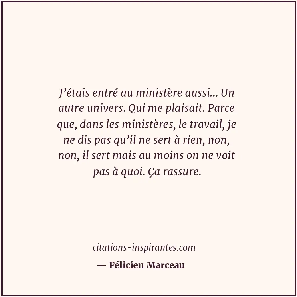 Citation de Félicien Marceau