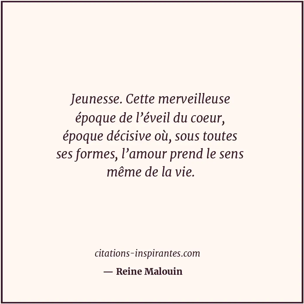 Citation de Reine Malouin