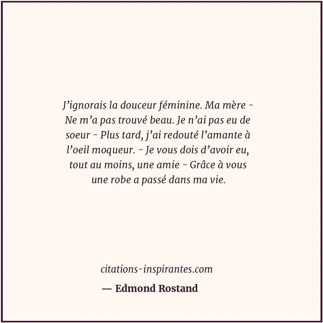 Citation de Edmond Rostand