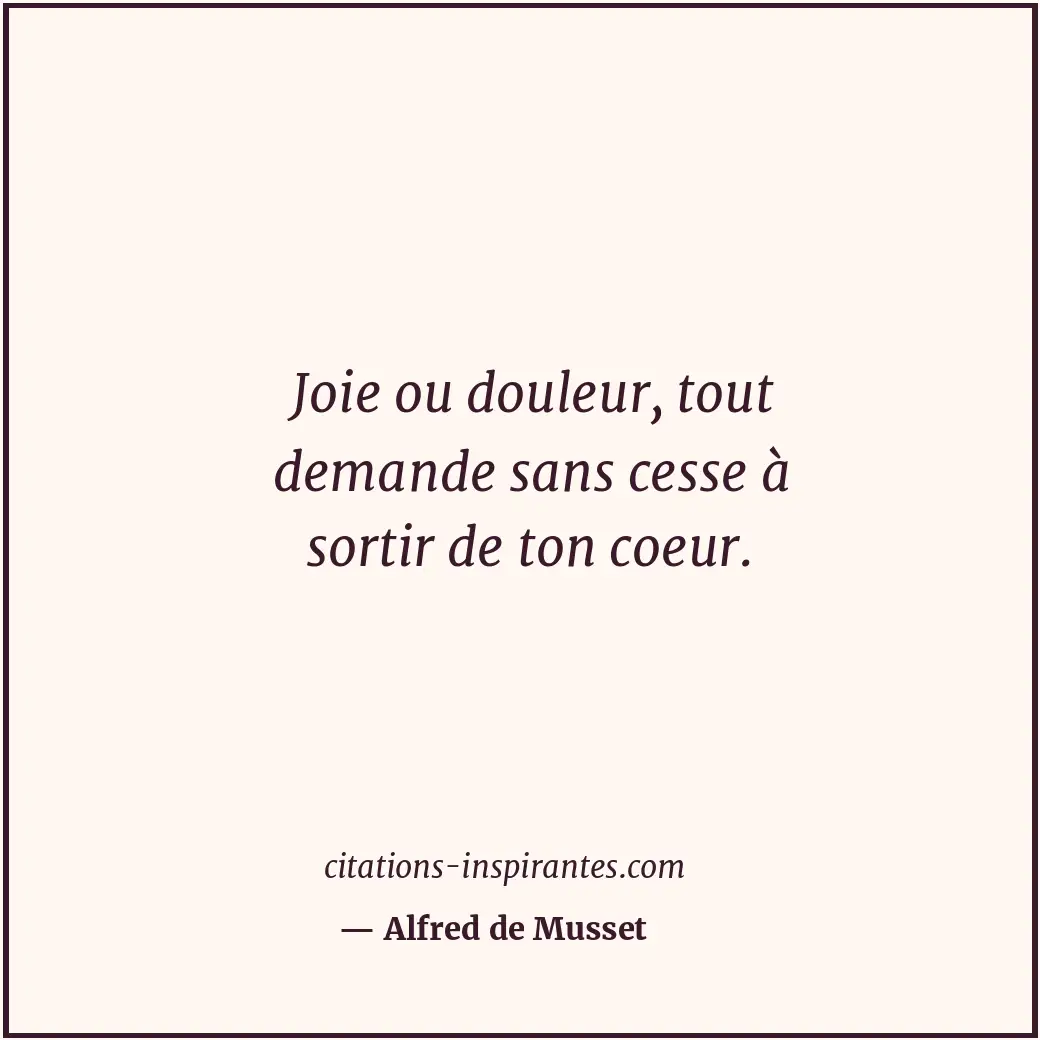Citation de Alfred de Musset