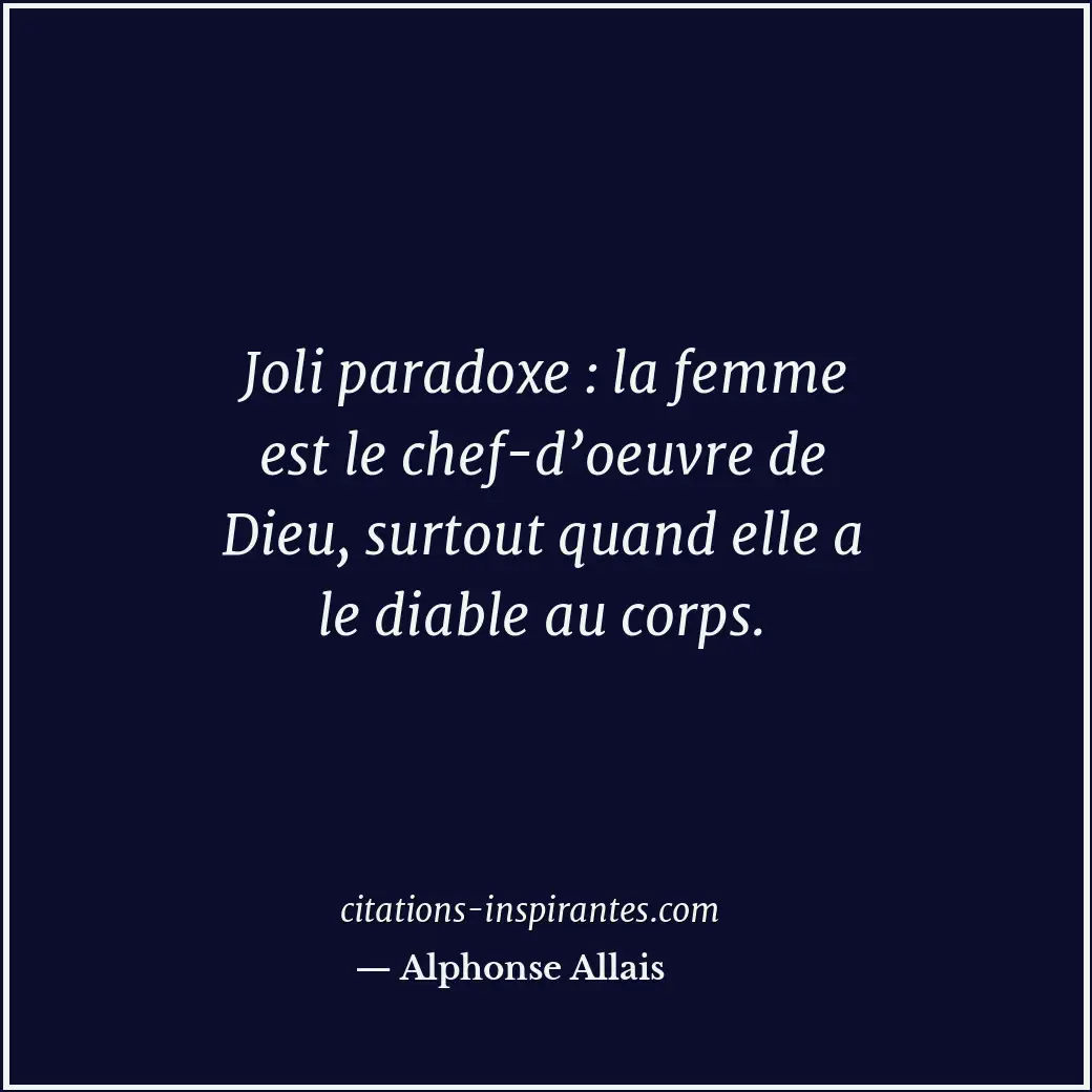 Citation de Alphonse Allais