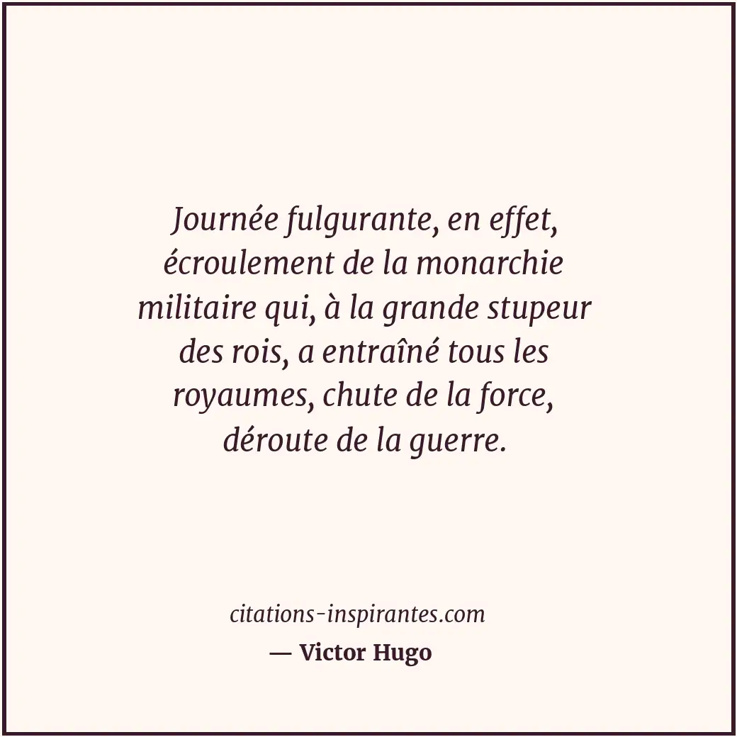 Citation de Victor Hugo