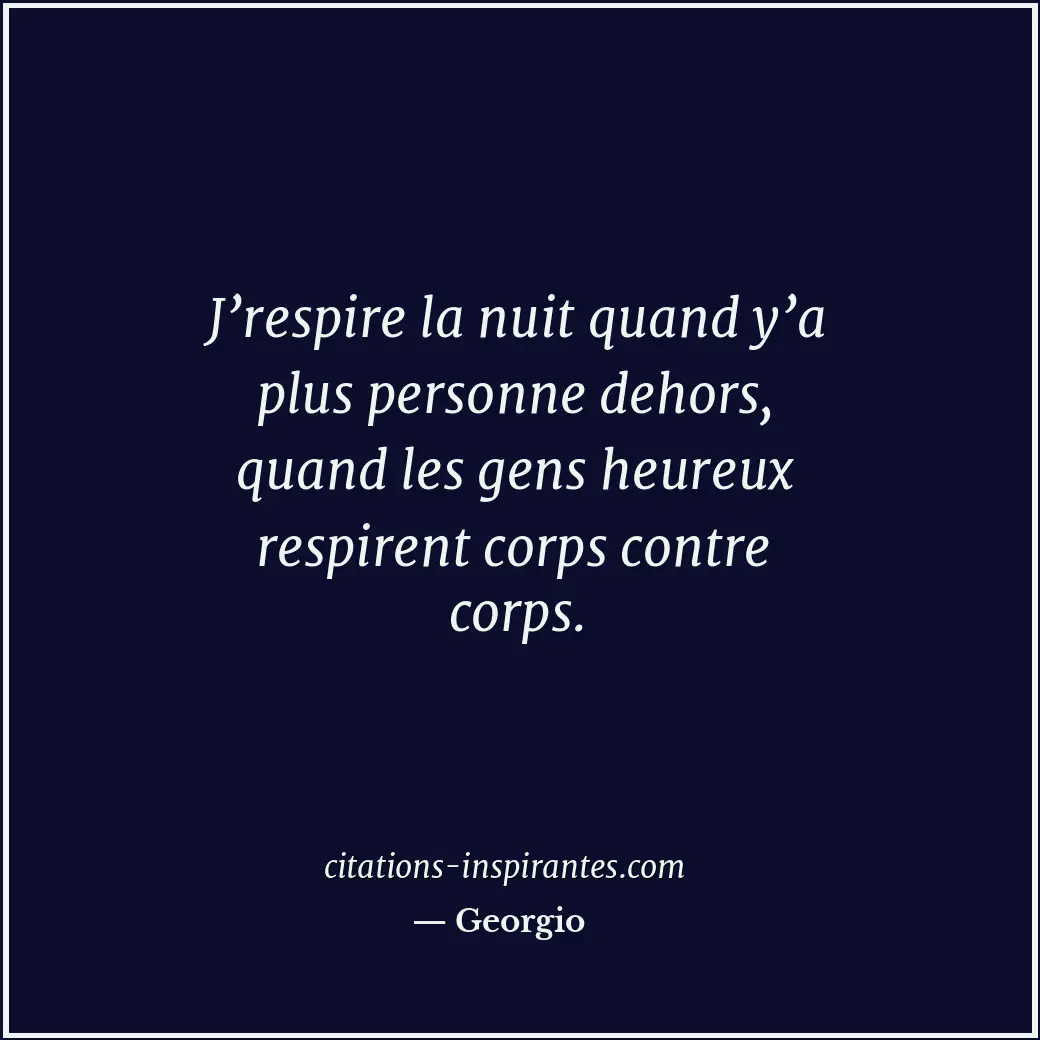 Citation de Georgio