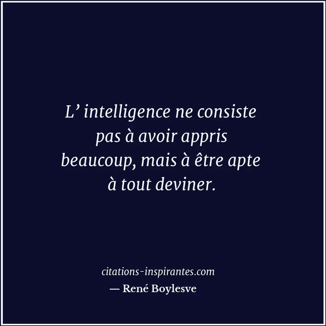 Citation de René Boylesve