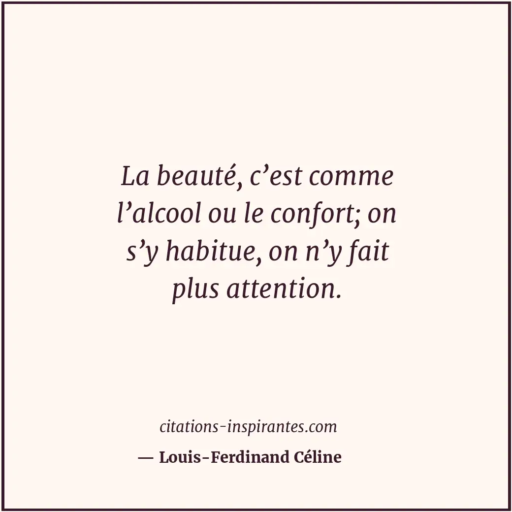 Citation de Louis-Ferdinand Céline