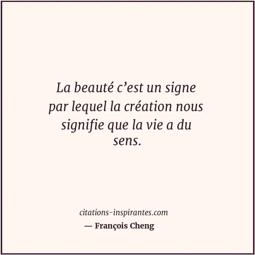 Citation de François Cheng