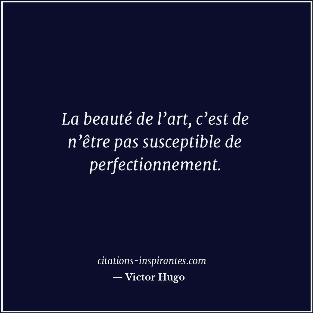Citation de Victor Hugo