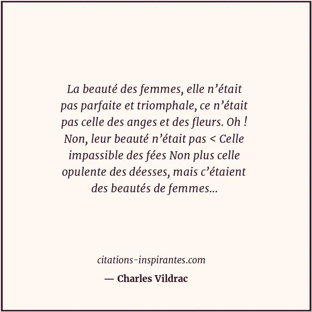 Citation de Charles Vildrac