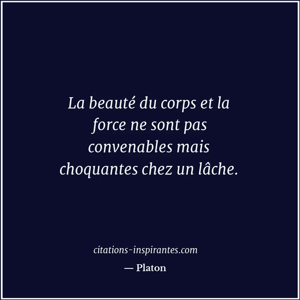 Citation de Platon