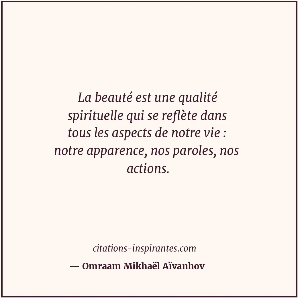 Citation de Omraam Mikhaël Aïvanhov