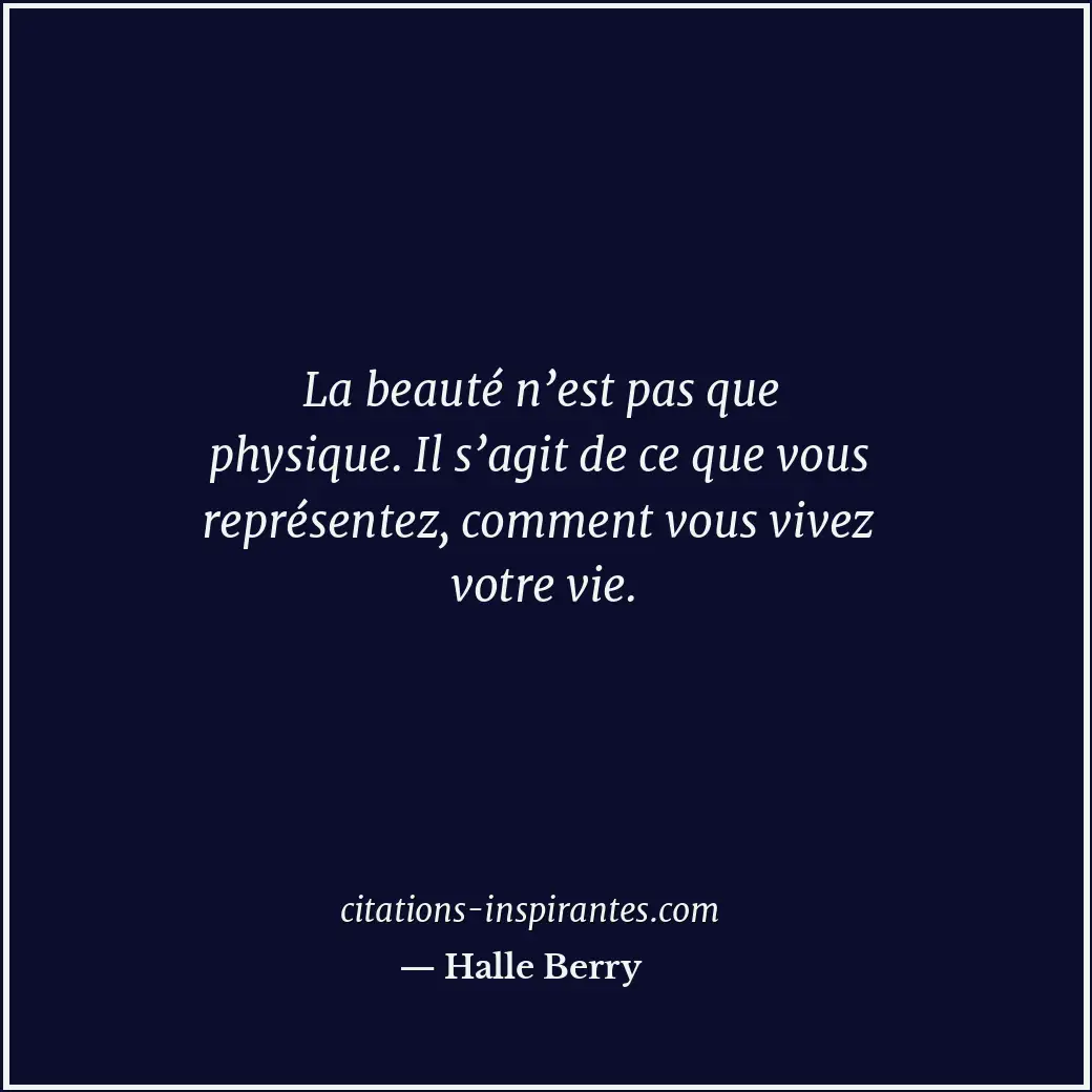 Citation de Halle Berry