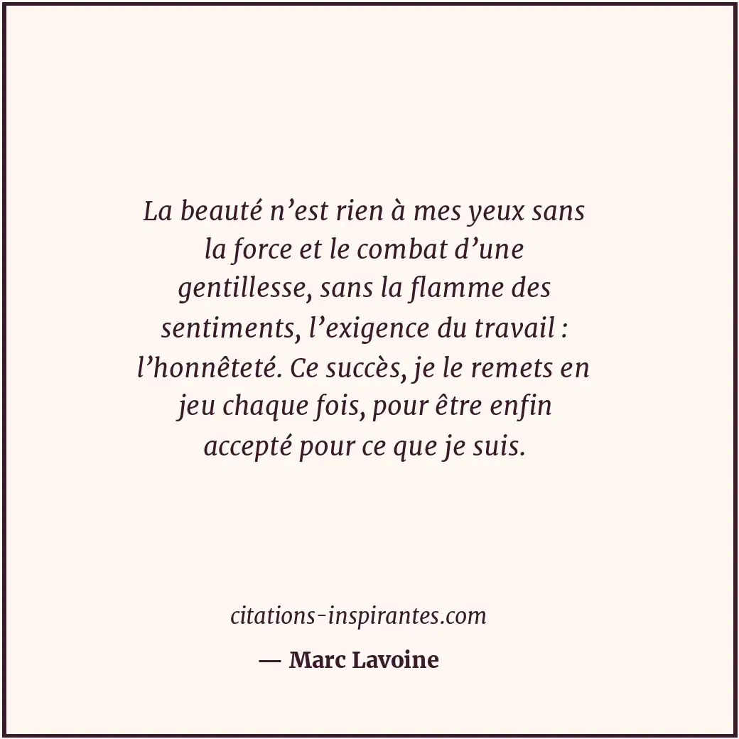 Citation de Marc Lavoine
