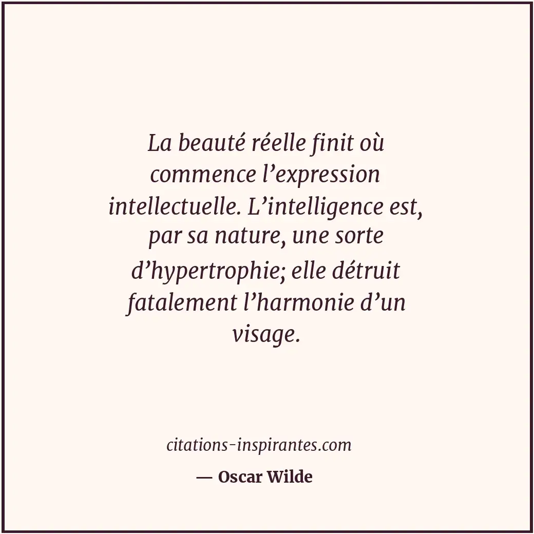 Citation de Oscar Wilde