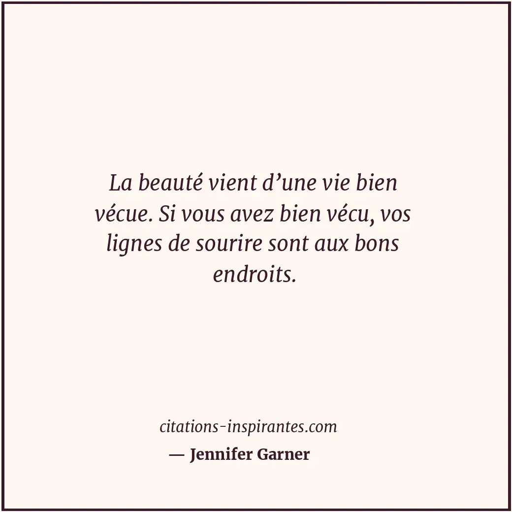 Citation de Jennifer Garner