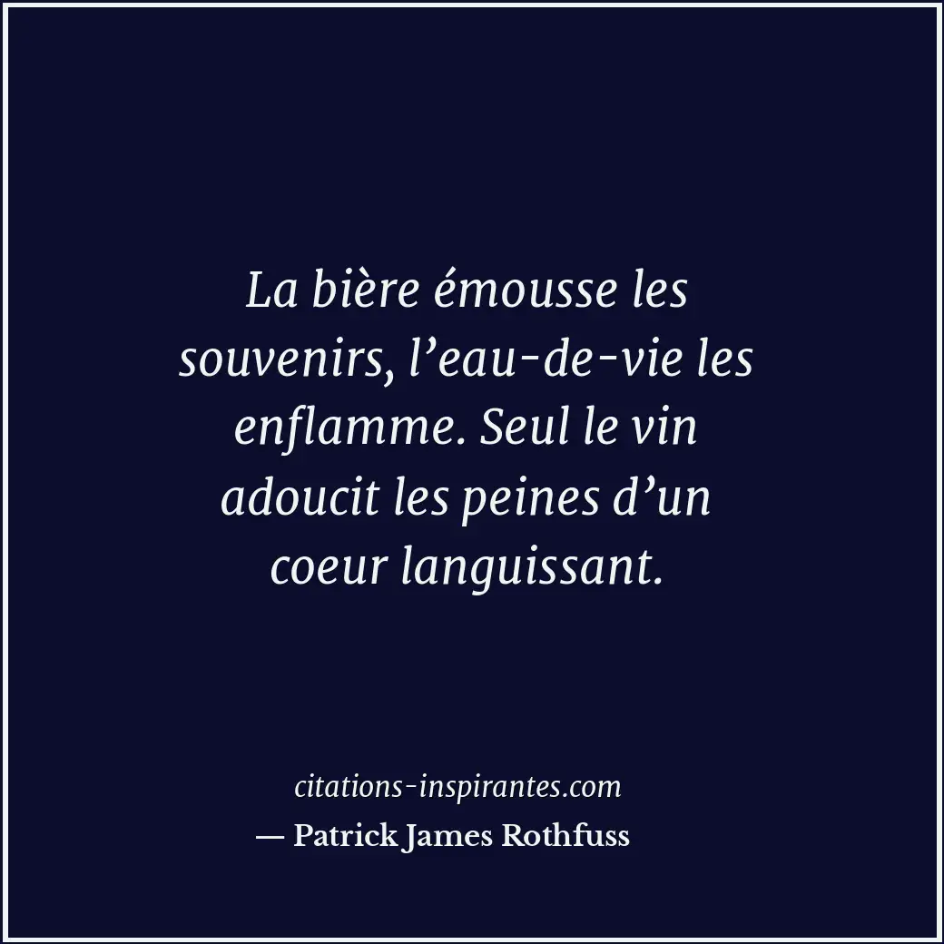 Citation de Patrick James Rothfuss