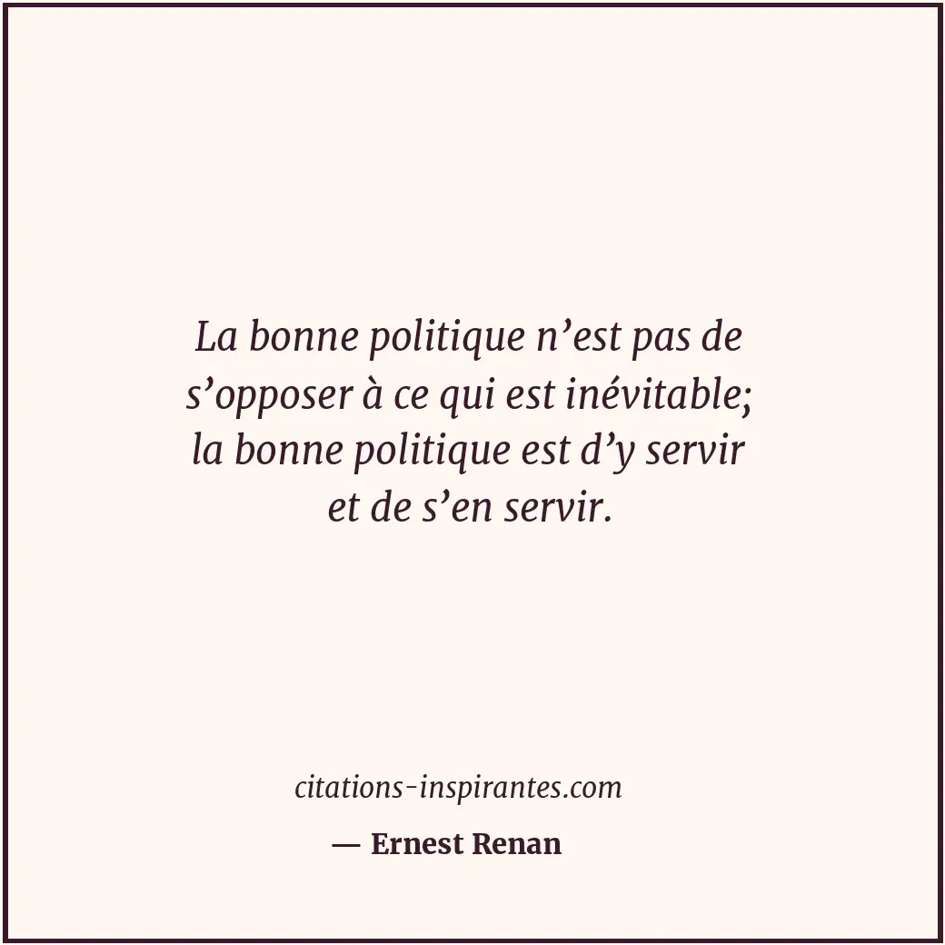 Citation de Ernest Renan