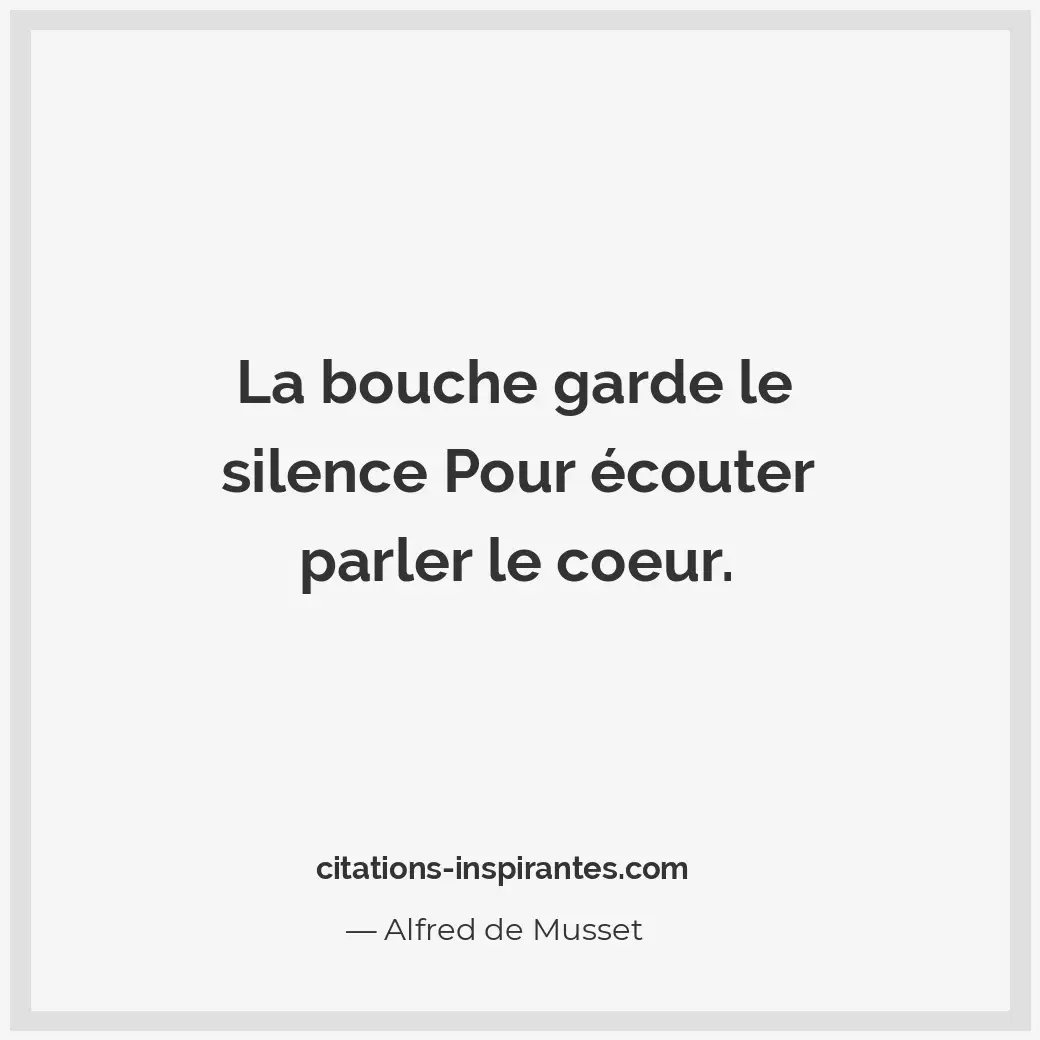 Citation de Alfred de Musset
