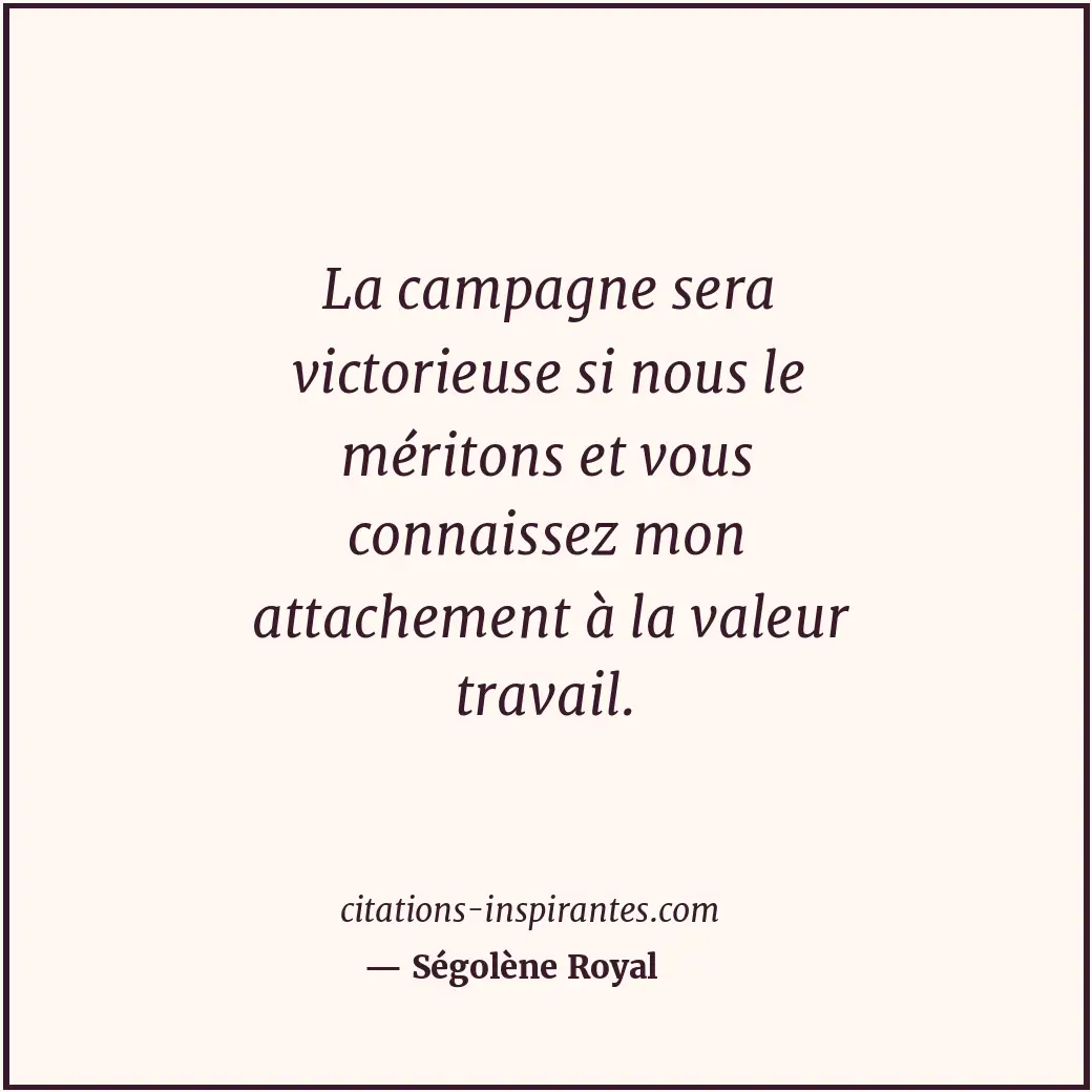 Citation de Ségolène Royal