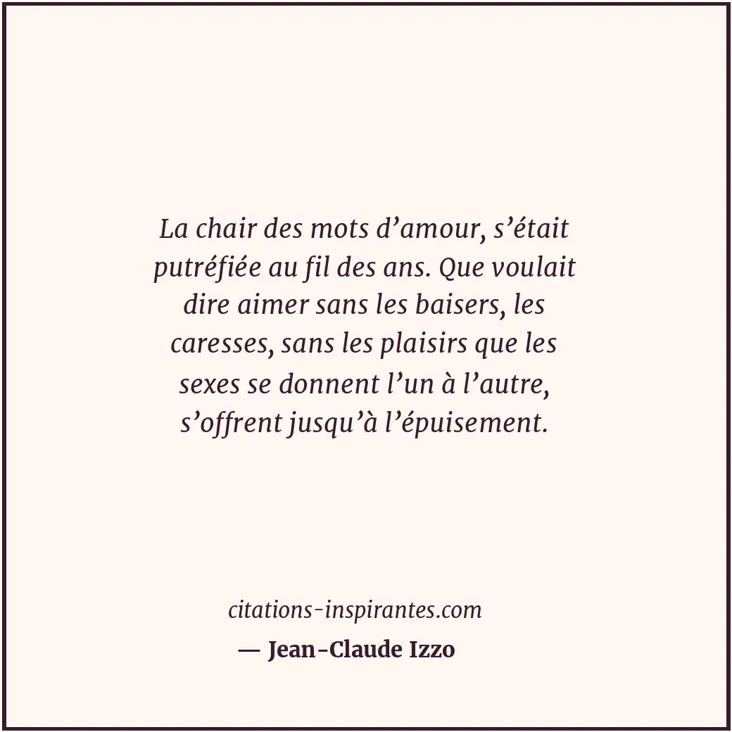 Citation de Jean-Claude Izzo