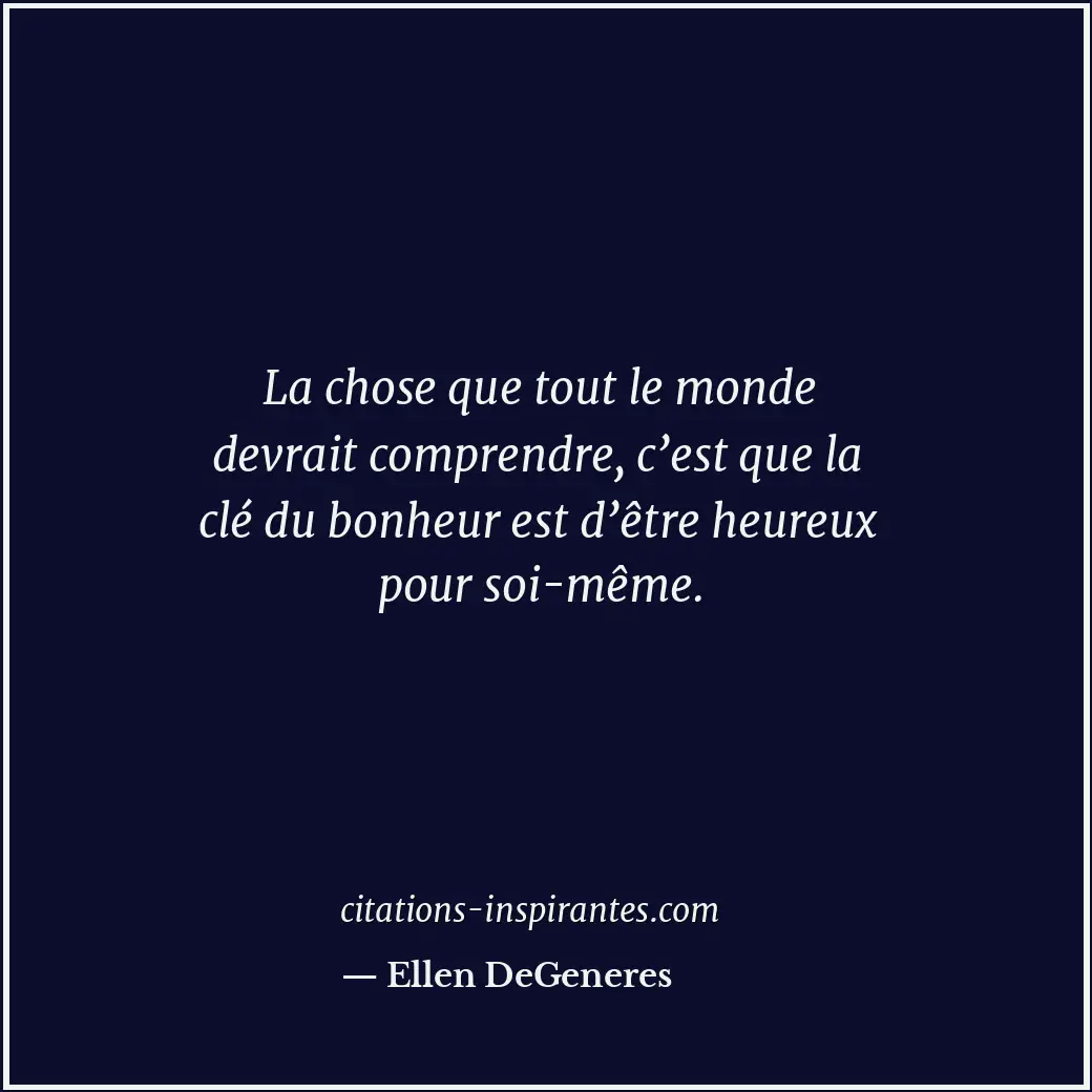 Citation de Ellen DeGeneres