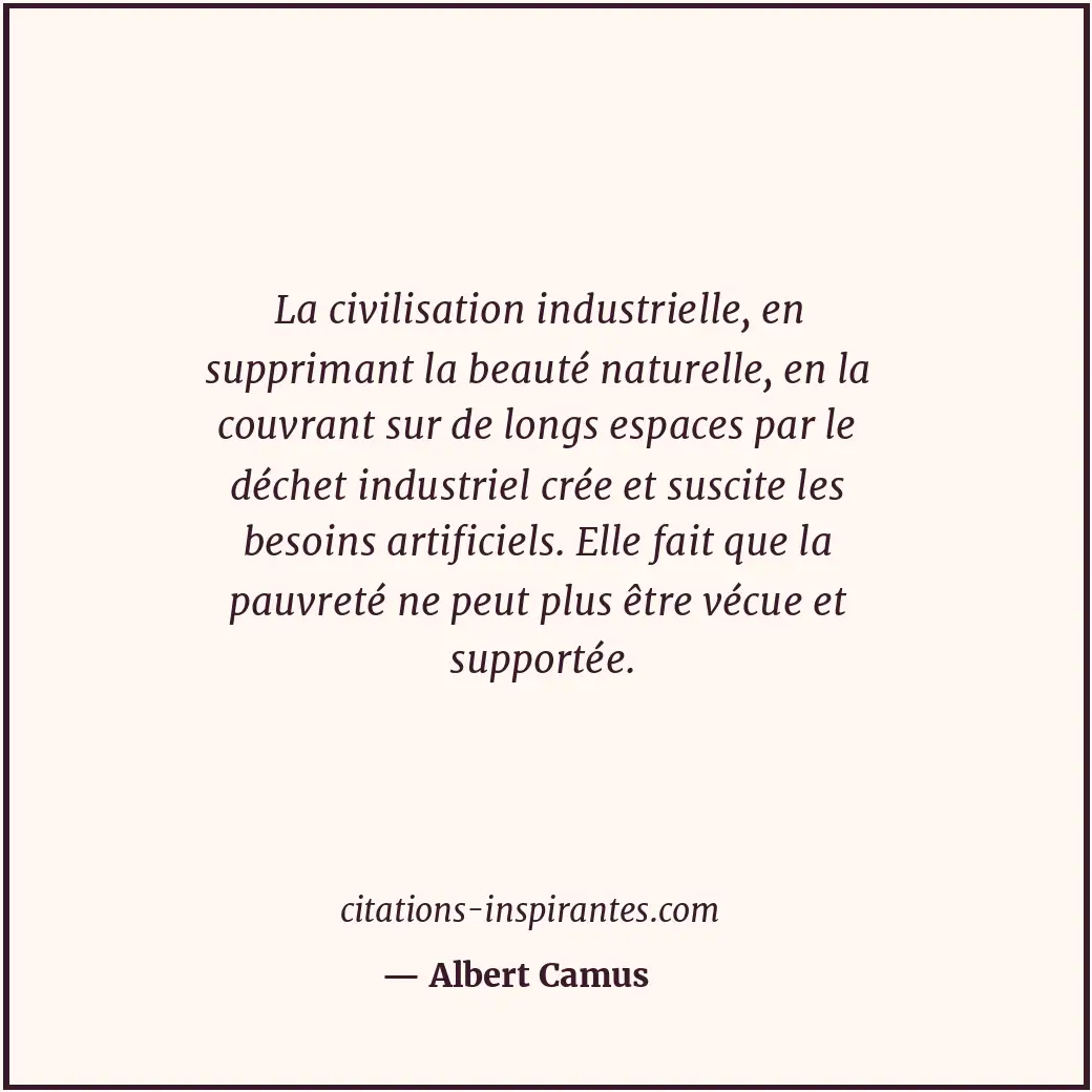 Citation de Albert Camus